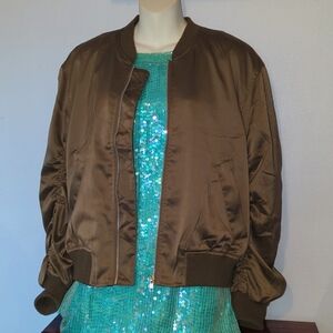 Army Green Bomber Jacket